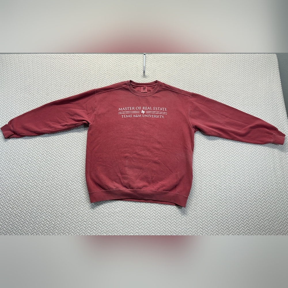 Texas A&M Mays Business School Master of Real Estate Crew Neck Sweatshirt XL EUC